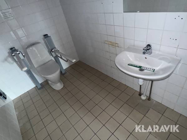 Handicap Toilet og håndvask
