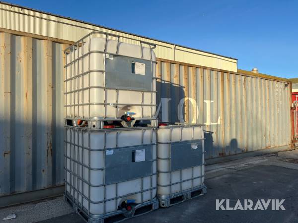 Palletank 3 styk Schütz 1000 L