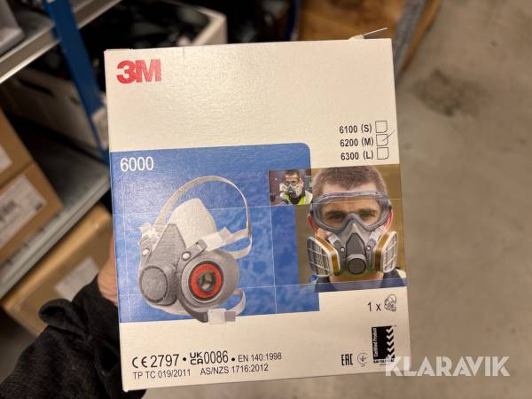 Støvmasker 3M 6000 - 88 styk