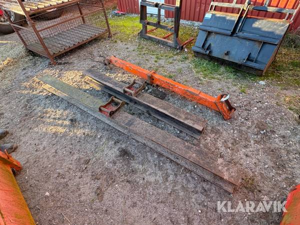 Afrettere og kranarm