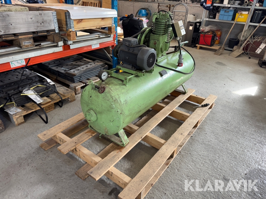 Kompressor Sigurd Stenhøj 300 liter 11kg/cm2