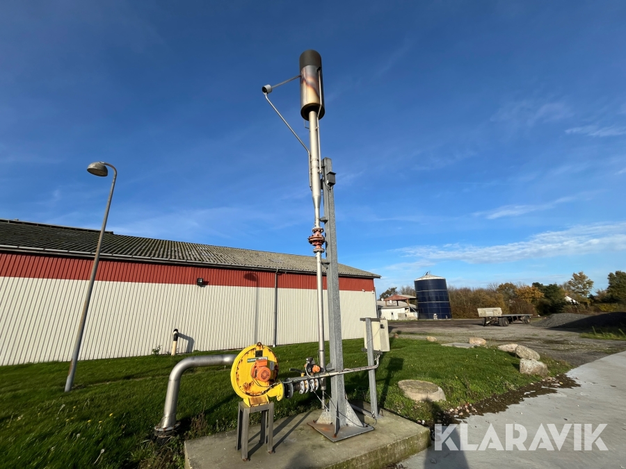 Biogas booster Meidinger A-GRZ48/120/500/1G med flamme tårn