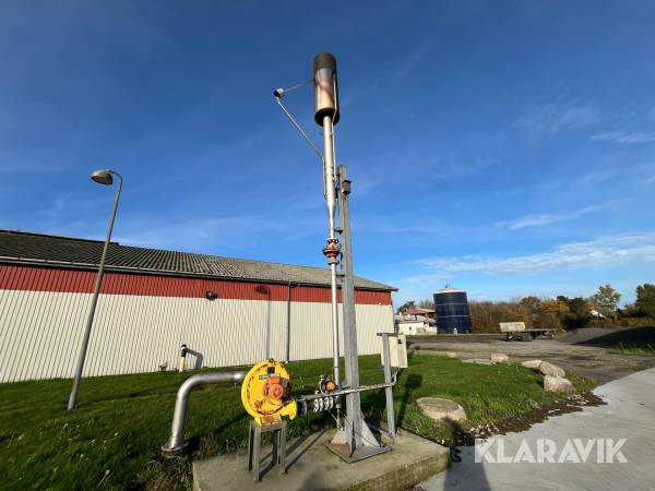 Biogas booster Meidinger A-GRZ48/120/500/1G med flamme tårn