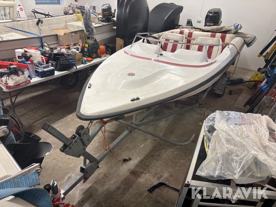 Speedbåd + bådtrailer