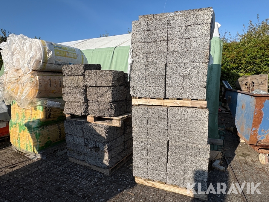 Gulv Lecablokke blandet lot