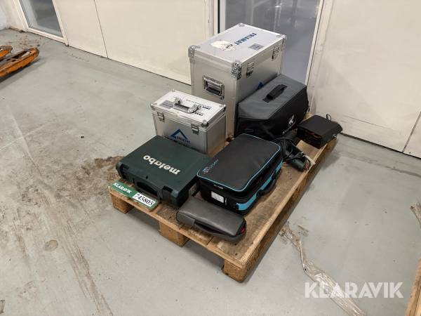 Samlet lot med værktøj - 8 enheder