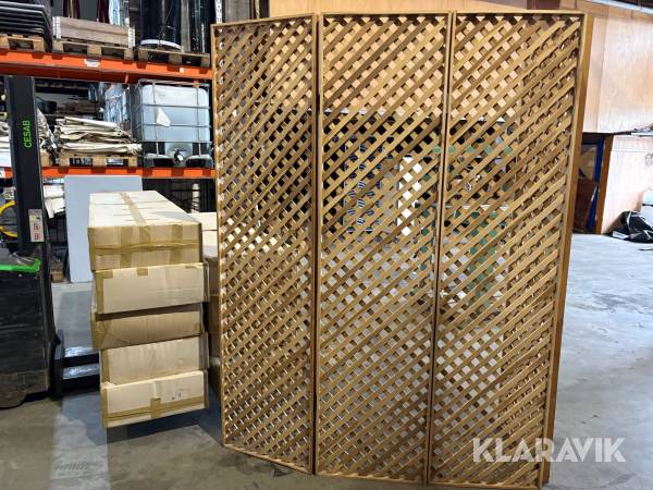 Rumdeler Teaktræ 8styk