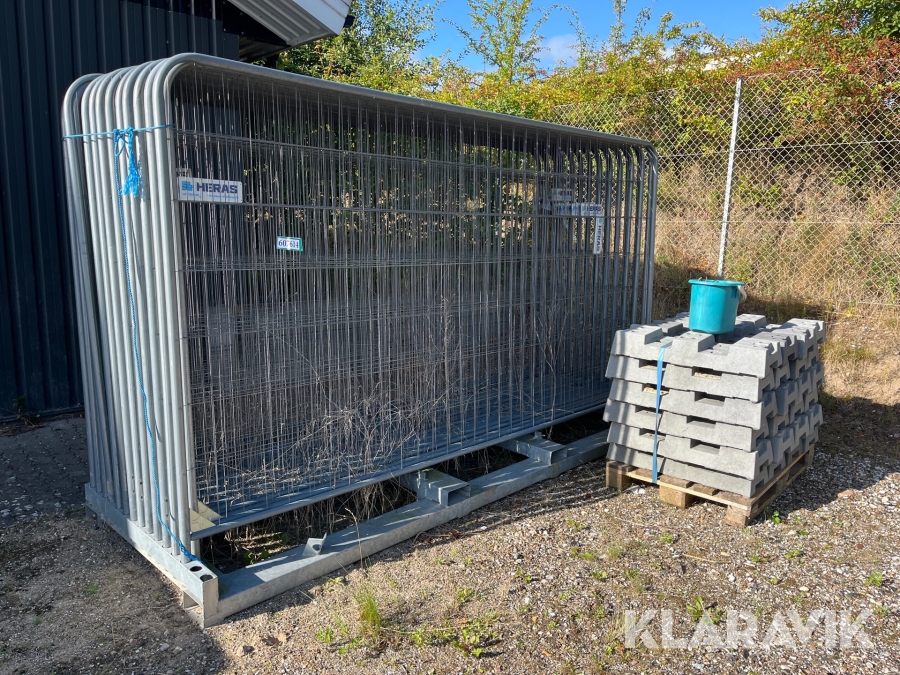 Byggepladshegn Heras 25 fag