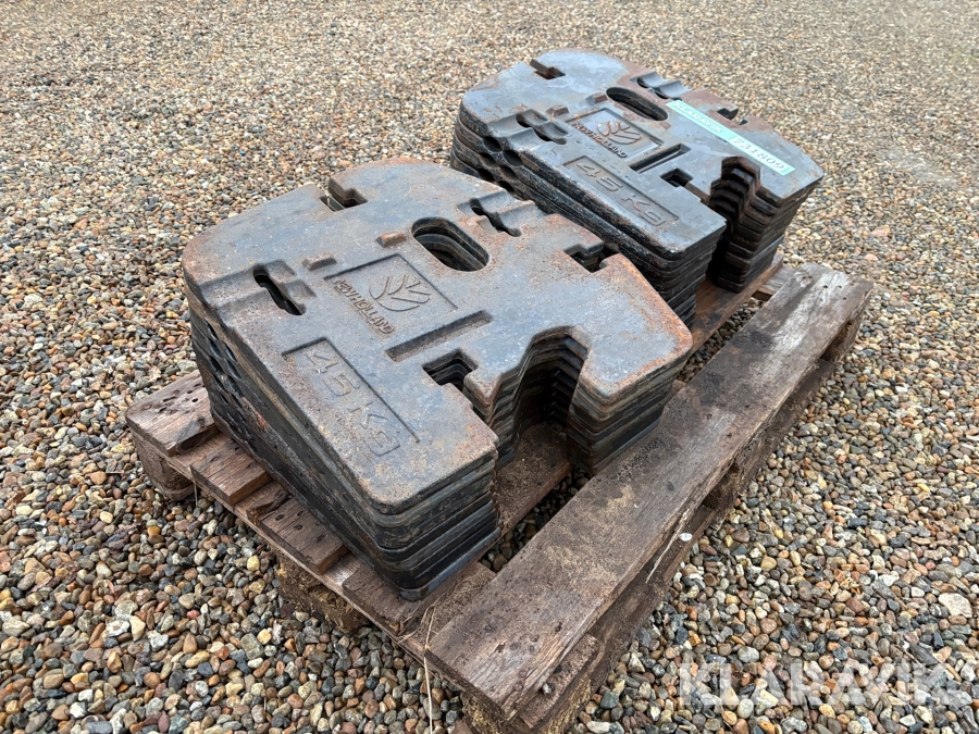Vægtklodser New holland 45 kg 20 styk