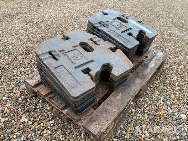 Vægtklodser New holland 45 kg 20 styk