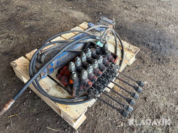 Hydraulisk ventilblok og støtteben
