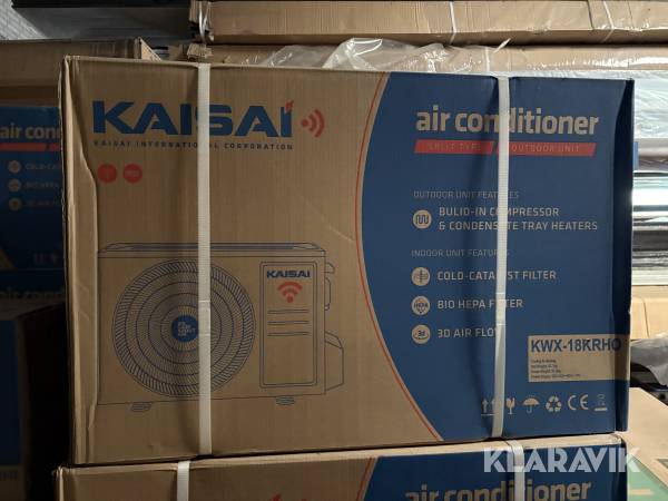 Varmepumpe Kaisai KWX-24HRGI - luft/luft 1 styk