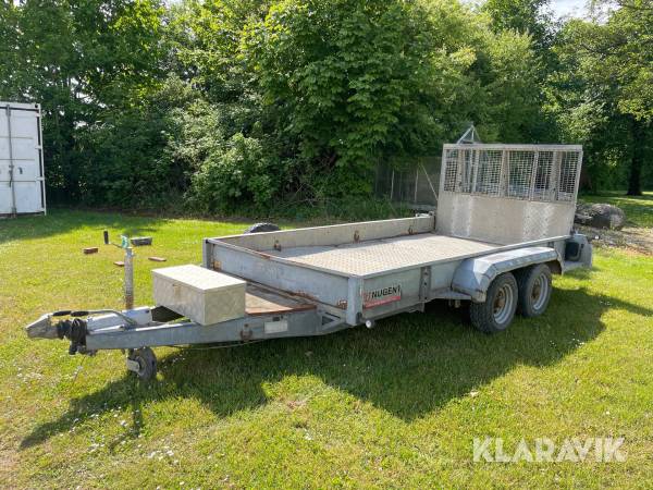 Maskintrailer Nugent 3500 kg