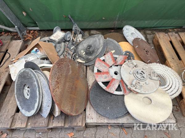 Gulvslibemaskine inklusiv tilbehør