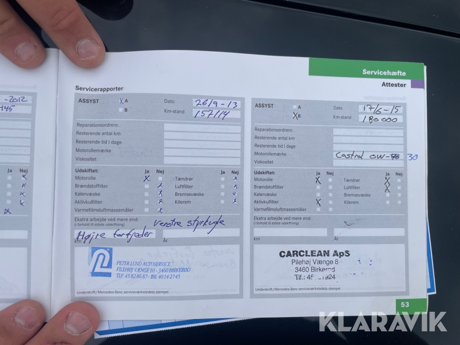 Personbil Mercedes-Benz CLK500