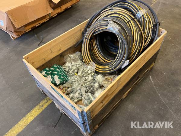 Hydraulik fittings + hydraulikslanger assorteret