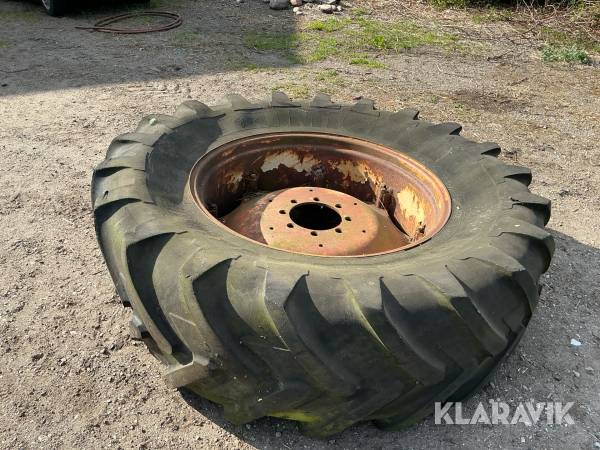 Dæk med fælge Michelin AGRIBIB