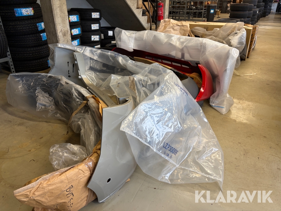 Blandet kofangere til personbiler 18 styk