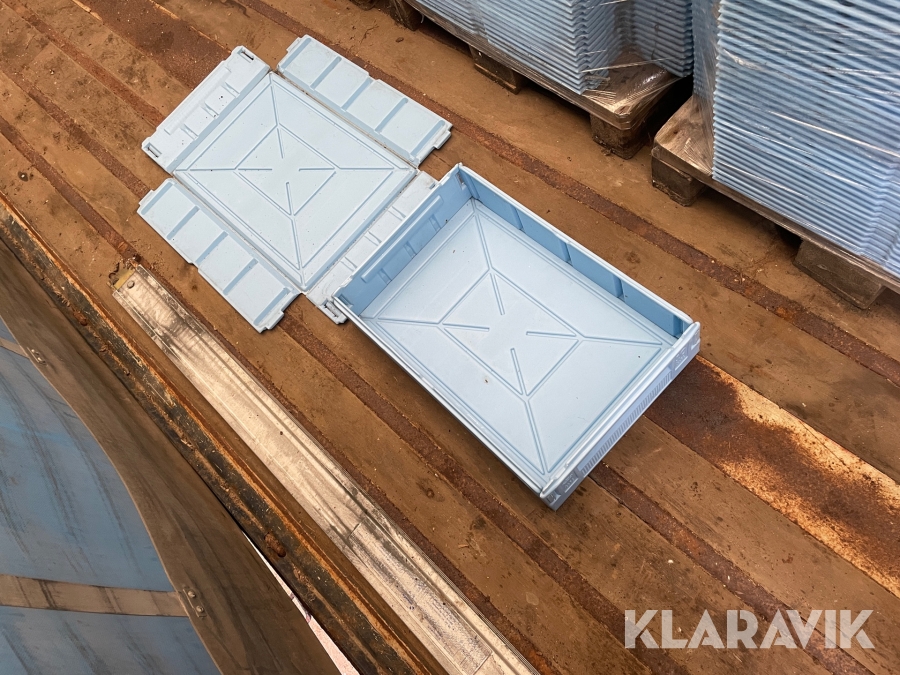 Helt nye plastkasser Ecopacking Norway 1300 kg 60x40 cm