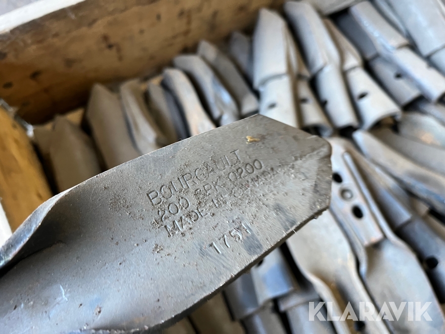 Harvespidser Bourgault + 100 stk