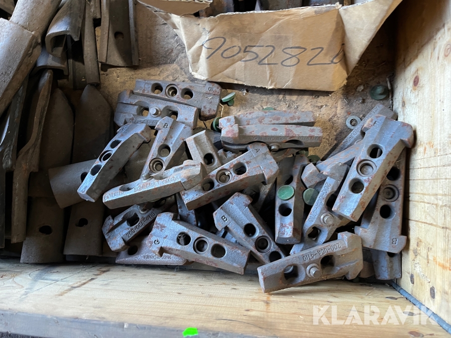 Harvespidser Bourgault + 100 stk