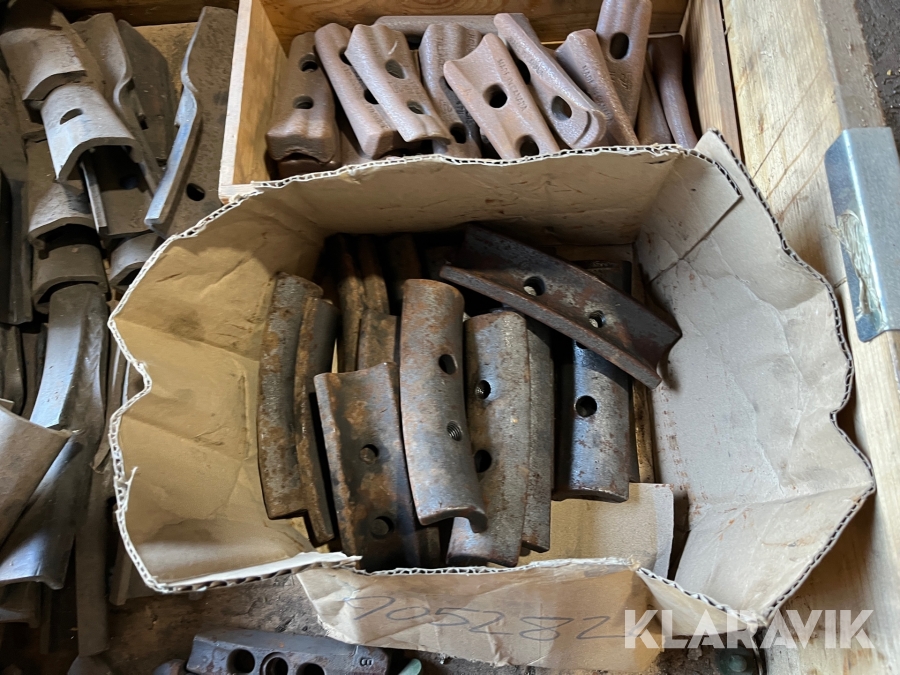 Harvespidser Bourgault + 100 stk