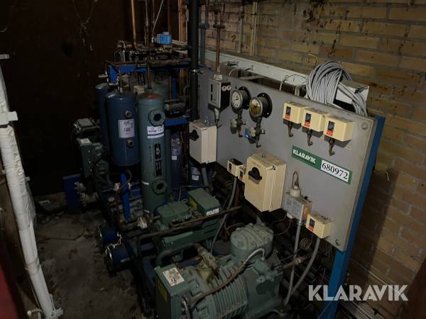 Køle/Fryse anlæg Danfoss udvendig del