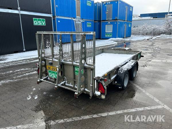 Maskintrailer Ifor williams 3500kg