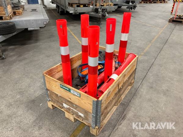 Afmærkningskegler - 10 styk