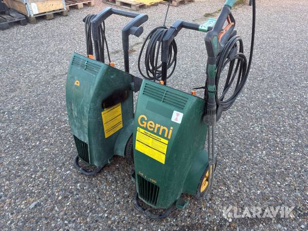Højtryksrenser Gerni G4 12-190 og G515-190 2 stk.