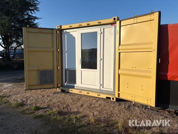 Container med eltavle og styring