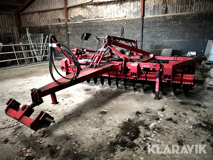 Kultivator He-Va Doublet Disc Roller 4. m 1. led. tallerkenharve Bugseret 