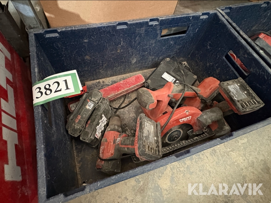 Blandet håndværktøj Hilti 7 dele