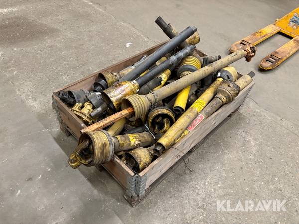 Pto aksler + kardanakseler