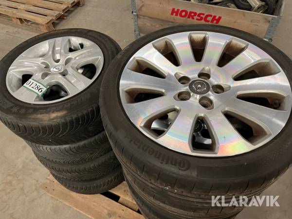 Sommer/Vinterhjul Opel 16/19"