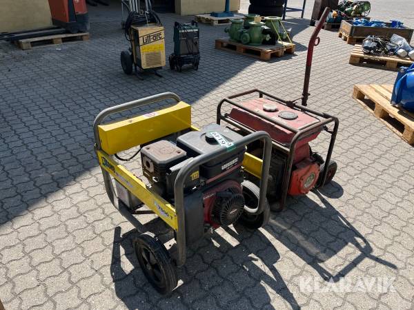 Generator SDMO LX 7500T & Honda EB 3800