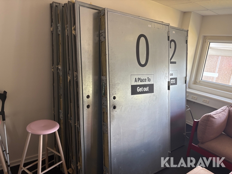 Branddøre Tammer 11 styk 