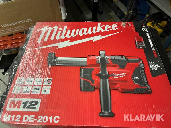 Støvsuger Milwaukee M12-DE-201C 1 styk