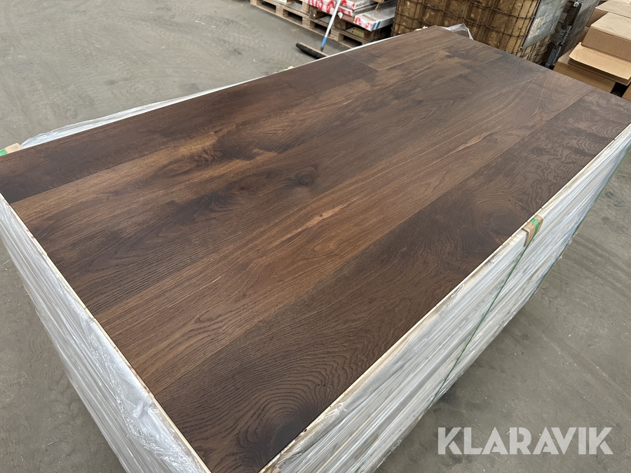 Plankegulv Moland Sandgate Slim Wideplank Living eg voksolie smoked brushed 15 mm – 115,6 m²