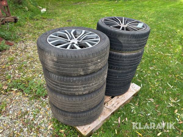 Dæk og fælge 3 sæt