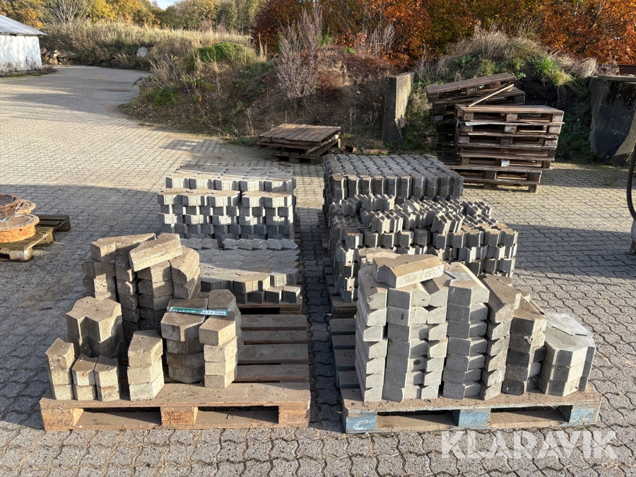 Belægningssten assorteret