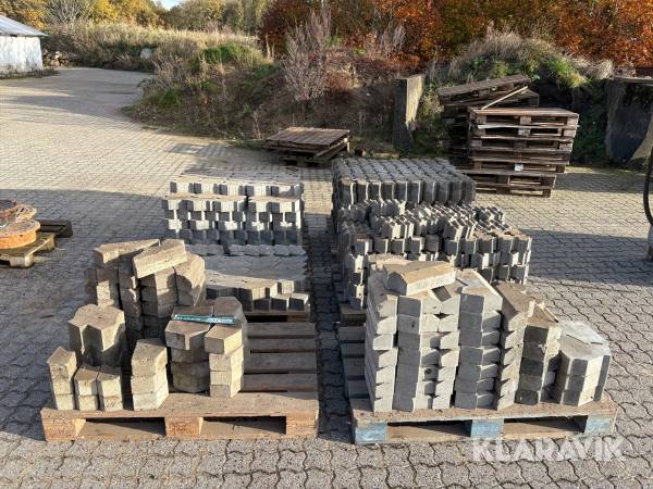 Belægningssten assorteret