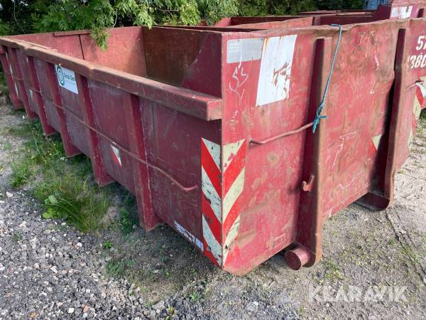 Åben container Aasum Container 5-11.5 m3 med skillerum