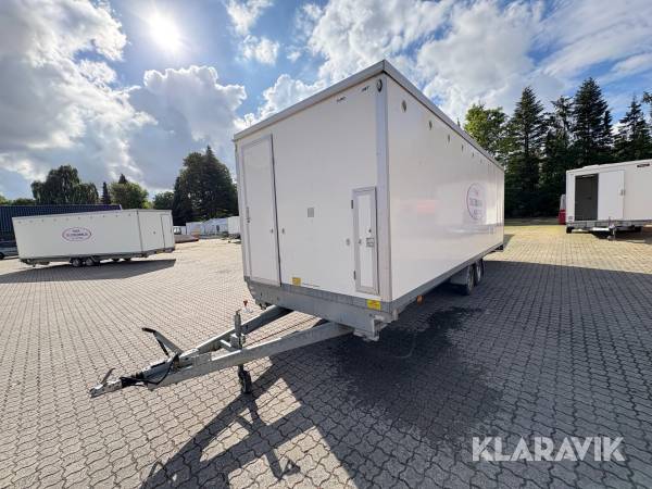 Toilet trailer med 10 toilletter Eurowagon 2052-73