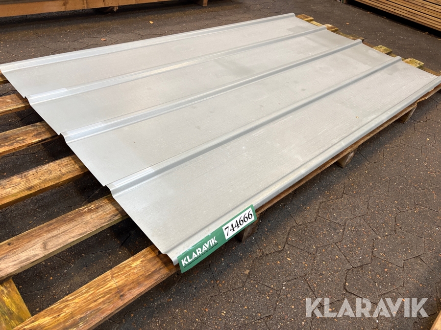 Galvaniseret Tagplader - 3 plader