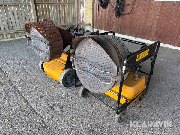 2 stk. varmekanon XL9 E og VAL6 diesel