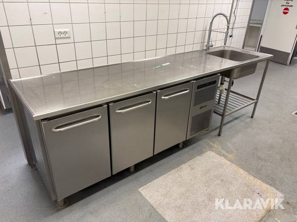 Kølebord med vask Gram K 1807 CSG B DL/DL/D