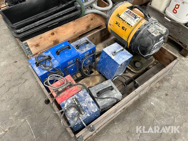 Lot - Varmeblæsere og varmekanon Master XL 61