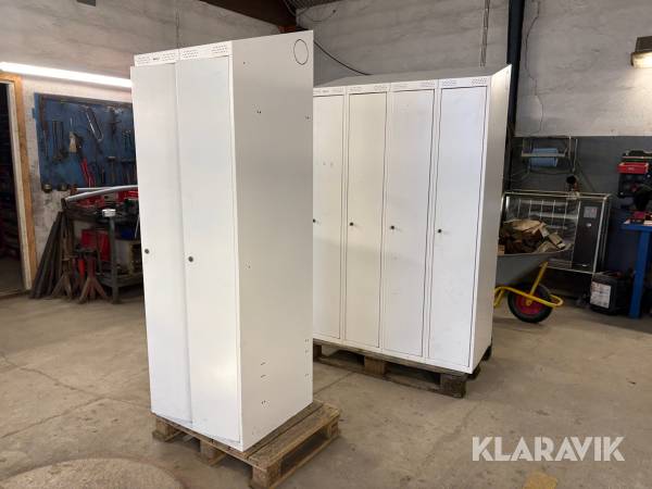 Omklædningsskabe Metal design - 2 enheder