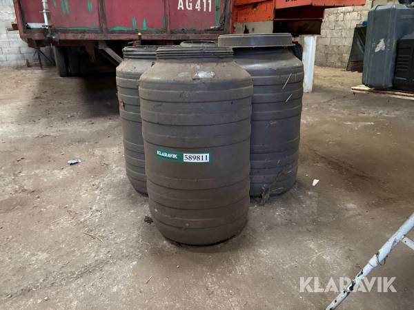 Fodertønder Pit Plastics - 4 styk